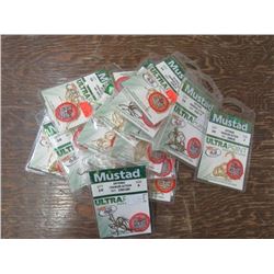 MUSTAD Intense Crawler Action hooks, various sizes qty 20