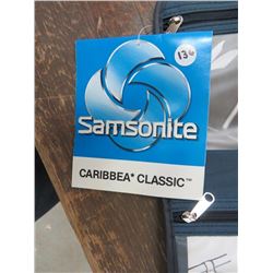 SAMSONITE Pak It Caddy, Slate blue, snap close, 5 zippered pouches