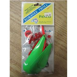 KOKANEE Troll spinners qty 4, Lake Trout spinners, qty 3