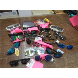 BOX of sunglasses, returned