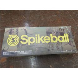 SPIKEBALL game for 2 teams of 2 players, returned