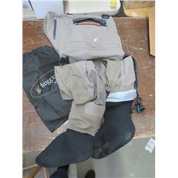 FOGGTOGGS waders, beige, large, returned