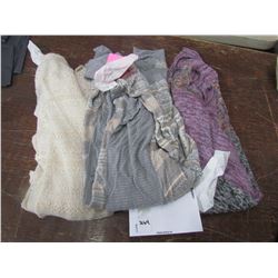 SWEATERS, Ladies qty 3, 2 med., 1 lrg
