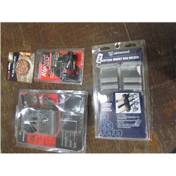 ATTWOOD vert. Mount rod holder, rip cord, Code Red, Gamo Impact pellets, Z14 4 FX Stealth camera, re