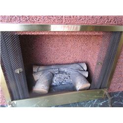 ELECTRIC Fireplace  42" h, top 131/2 deep, w/mantle 20 1/2" deep x 5 ft. L