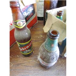 24 OLD Beer Bottles, 3 Texas Mickey bottles