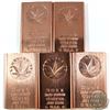 Image 1 : 5x 1/2 Pound Legalize it .999 Fine Copper Bar (TAX Exempt). 5pcs