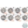 Image 1 : Lot of Canada Silver $1 - 1958 UNC+, 1959 BU, 1960 UNC+, 1961 UNC+, 1963 BU, 1964 BU, 1966 BU & 1967