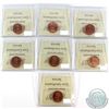 Image 2 : Lot of Canada 1-cent ICCS Certified MS-66 Red - 1999-2003, 2003P & 2005. 7pcs
