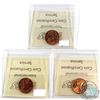 Image 2 : Lot of Canada 1-cent Rotated Dies ICCS Certified - 1972 MS-65 Red, 1976 MS-65 Red & 1977 MS-66 Red. 