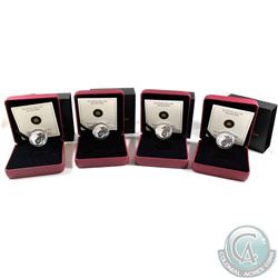 4x 2013 Canada $20 Year of the Snake Fine Silver Coin (TAX Exempt). 4pcs.