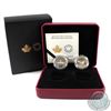 Image 1 : 2017 Canada $1 30th Anniversary of the Loonie Fine Silver 2-Coin Set (TAX Exempt).