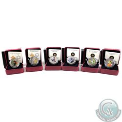 2012-2014 Canada 25-cent Coloured Bird Series. You will receive: 2012 Evening Grosbeak, 2012 Rose-br