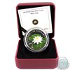 Image 1 : 2010 Canada $20 Swarovski Crystal - Crystal Water Lily Fine Silver Coin (missing outer sleeve) Tax E