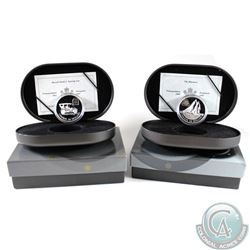 2000 Bluenose Ship & 2001 Russell Model L Touring Car $20 Transportation Series Sterling Silver coin