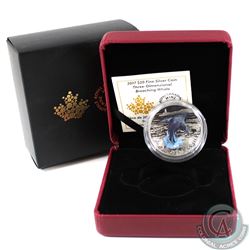 2017 Canada $20 Breaching Whale Three-Dimensional Fine Silver Coin (TAX Exempt)