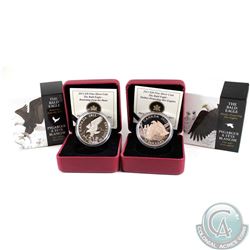 2013 Canada $20 The Bald Eagle - Mother Protecting Her Eaglets & Returning from the Hunt Fine Silver