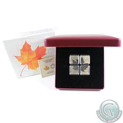 2017 Canada $3 Maple Leaf Quartet 1oz. Fine Silver Set (TAX Exempt).