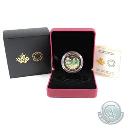 2017 Canada $20 Under the Sea - Seahorse Fine Silver Coin (Tax Exempt). One corner of the outer box 