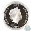 Image 2 : 2016 Niue $2 Kylo Ren 1oz Fine Silver Proof Coin (TAX Exempt). Coin comes encapsulated.