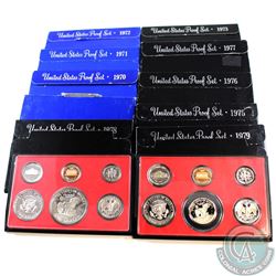 1968-1979 United States Proof Set Collection. You will receive each date released between 1968 and 1