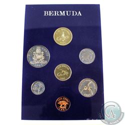 1983 Bermuda 7-coin Proof Set. Coins come in original plastic holder. Please note coins contain fain