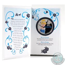 2015 Niue $2 Disney Princesses - Cinderella Proof Silver Coin (TAX Exempt).