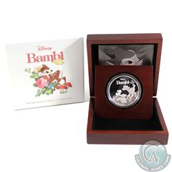 2017 Niue $2 75th Anniversary of Bambi Fine Silver Coin (TAX Exempt).