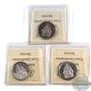 Image 2 : Estate Lot of 1998-2003 Canada 50-cent ICCS Certified Numismatic BU - 1998W MS-66, 2000W MS-65 & 200