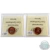 Image 2 : 1-cent 1964 & 1967 ICCS MS-66 Red. 2pcs