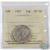 Image 1 : 25-cent 1907 ICCS Certified VF-30