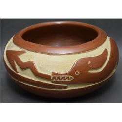 SANTA CLARA POTTERY BOWL (NARANJO)