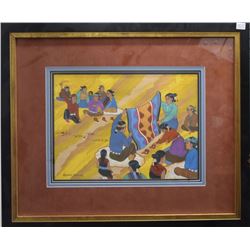 NAVAJO PAINTING (JOHNSON)