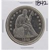 Image 1 : 1842 $1 Seated Liberty Silver Dollar Coin