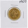 Image 1 : 1907 $5 Liberty Head Half Eagle Gold Coin