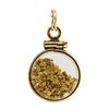 Image 2 : Gold Nugget Pendant Total Weight .46 Grams