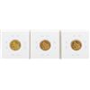 Image 2 : Lot of 1911-1913 $2 1/2 Indian Head Quarter Eagle Gold Coins