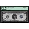 Image 1 : 1914 $5 Federal Reserve Note Fr.851c PCGS About New 53
