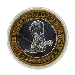 .999 Silver Boomtown Reno, NV $10 Casino Limited Edition Gaming Token