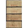 Image 2 : Set of 1852 $1/2/3/5 The Cochituate Bank Obsolete Notes