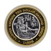 Image 1 : .999 Silver Luxor Las Vegas, NV Casino $10 Casino Limited Edition Gaming Token