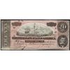 Image 1 : 1864 $20 Confederate States of America Note