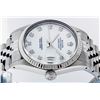 Image 5 : Rolex Men's Stainless Mother Of Pearl Diamond 36MM Datejust Wristwatch