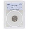 Image 1 : 1883 3 Cent Nickel Proof Coin PCGS PR65