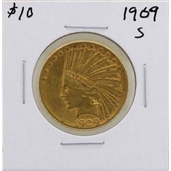 1909-S $10 Indian Head Eagle Gold Coin
