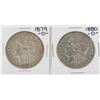 Image 1 : Lot of 1879-O & 1880-O $1 Morgan Silver Dollar Coins