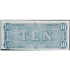 Image 2 : 1864 $10 Confederate States of America Note