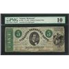 Image 1 : 1862 $5 Virginia Treasury Note Obsolete Note PMG Very Good 10