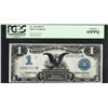 Image 1 : 1899 $1 Black Eagle Silver Certificate Note Fr.236 PCGS Gem New 65PPQ