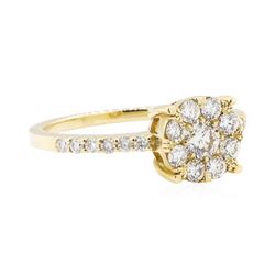 14KT Yellow Gold 0.70 ctw Diamond Ring